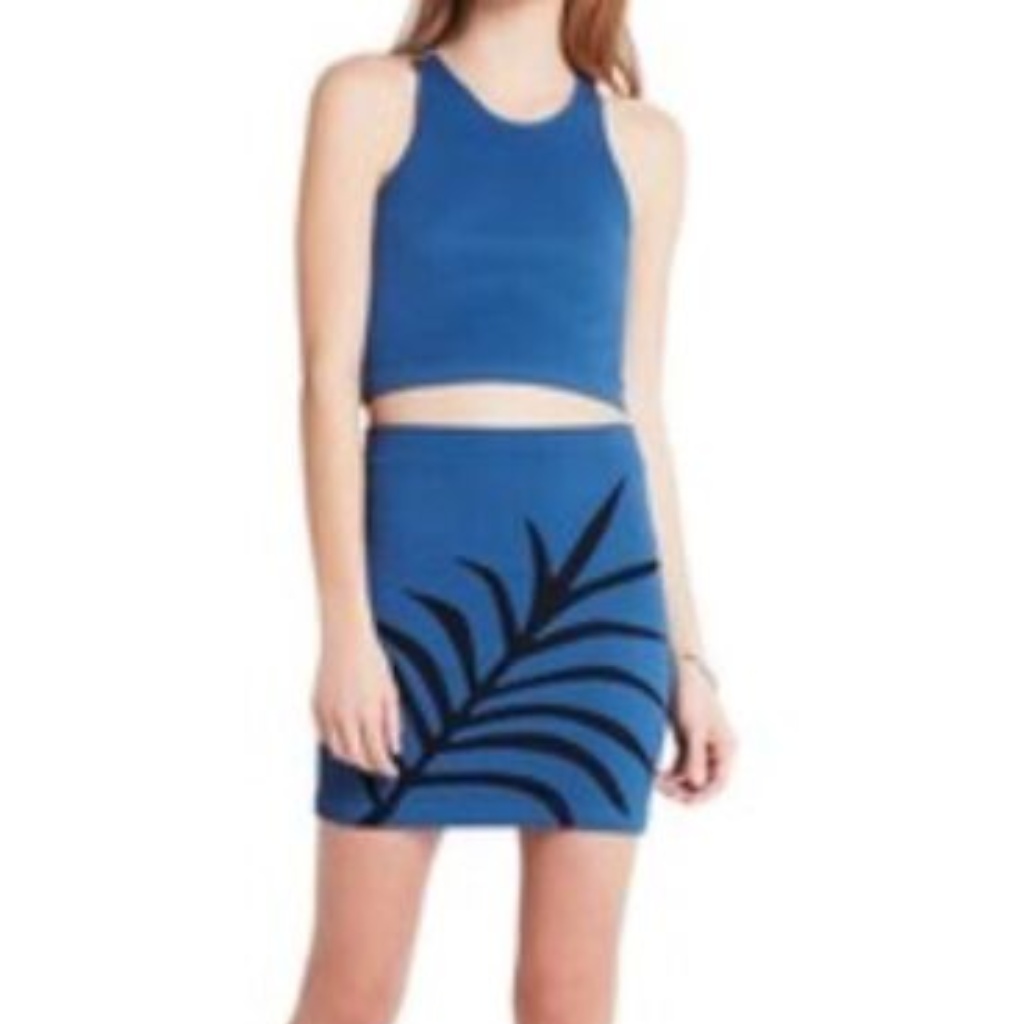 Bcbgeneration 2 Pc Top And Skirt Xs/S Nwt
